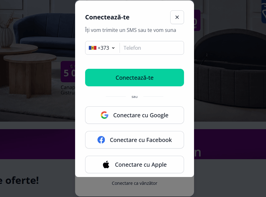Selectarea metodei de înregistrare